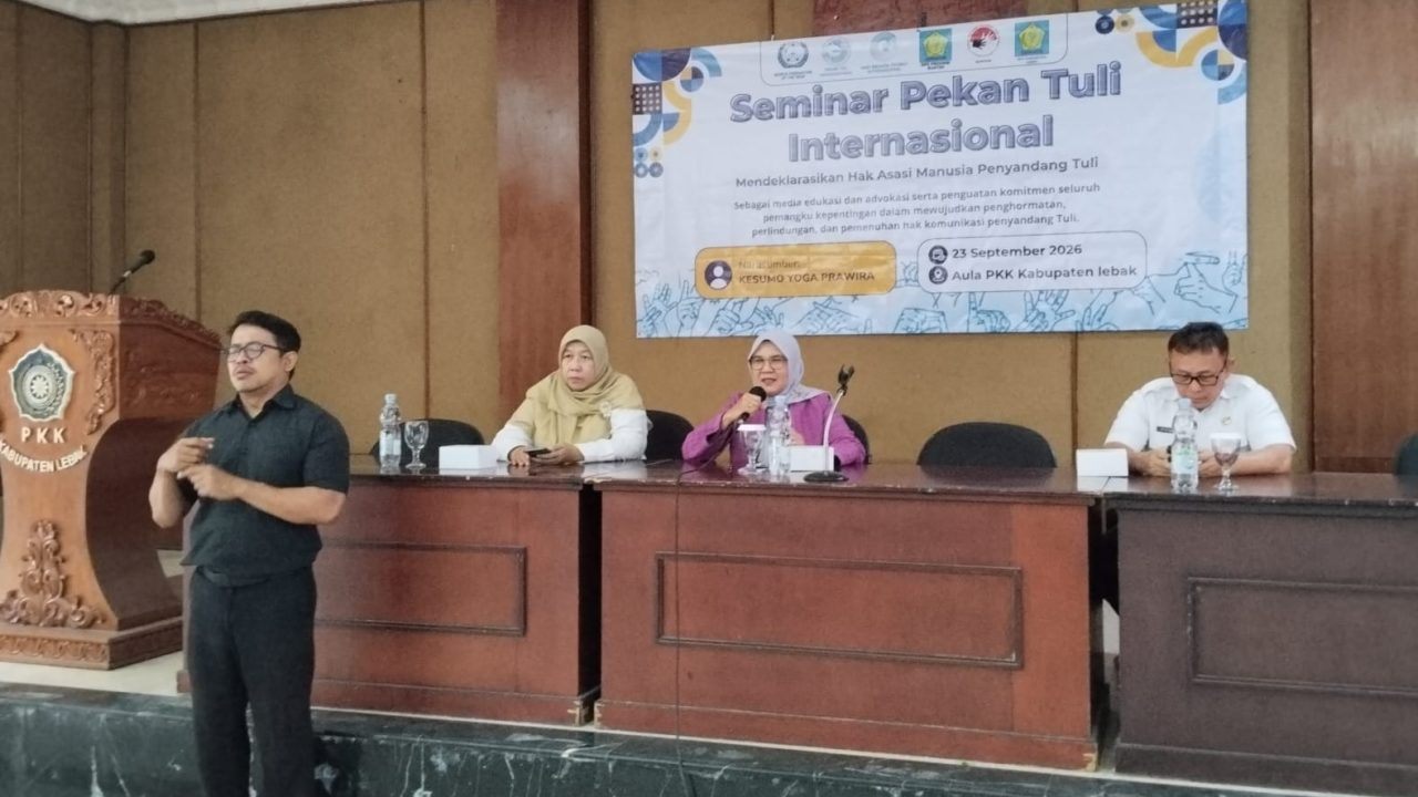 Gerkatin Lebak Gelar Seminar Pekan Tuli Internasional, Desak JBI Hadir di Ruang Publik
