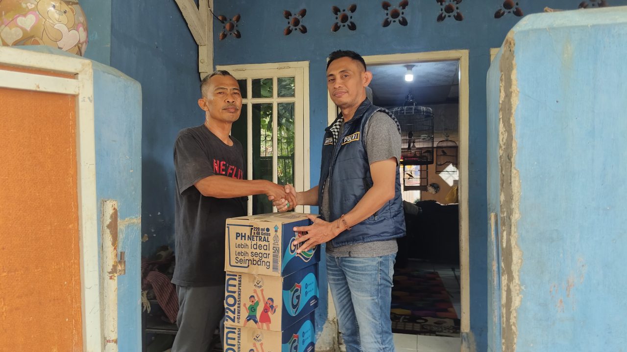 Hormati Jurnalis Pejuang, Polres Lebak Takziah ke Keluarga Wartawan ANTARA Korban Krakatau
